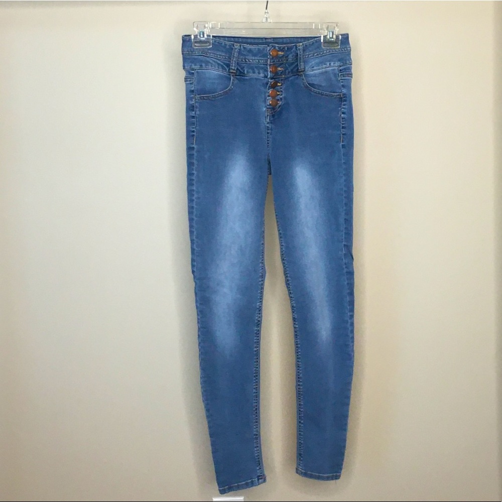 TINSELTOWN High Waisted Skinny Jeggings